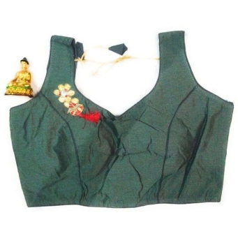 Green women's blouse