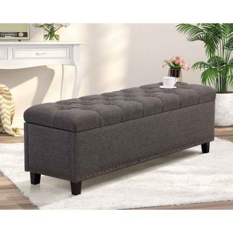 cream ottoman bench sofa with storage for bedroom living room