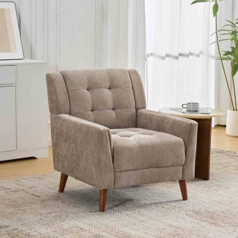 olive green accent chair Greenmont by The Furnishery living room