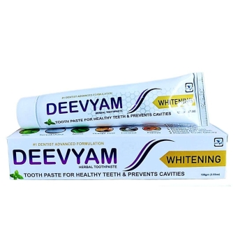 deevyam charcoal whitening toothpaste with nano hydroxyapatite