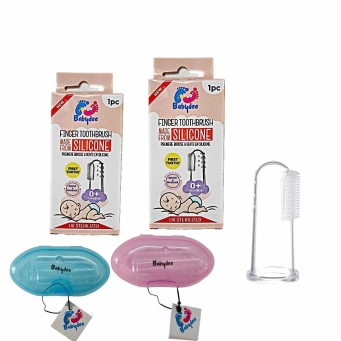 babydee finger toothbrush pack of 2 silicone baby gum cleaner