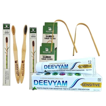 Deevyam sensitivity oral care kit for sensitive teeth and gums