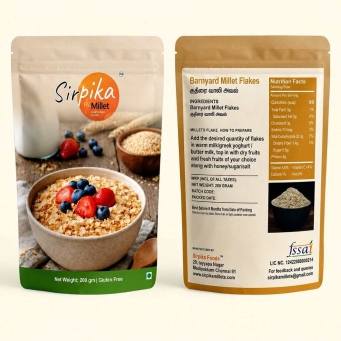 Sirpika Barnyard Millet Flakes 400g pack