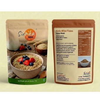 Sirpika Kodo Millet Flakes 400g pack