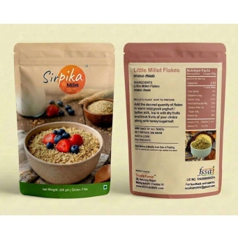 Sirpika Little Millet Flakes 400g pack