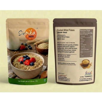 Sirpika Foxtail Millet Flakes 400g pack