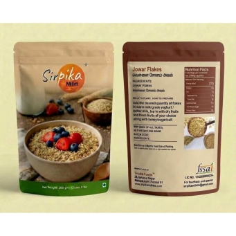 Sirpika Jowar Millet Flakes 400g pack