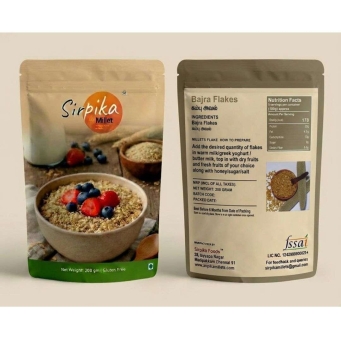 Sirpika Bajra Millet Flakes 400g pack
