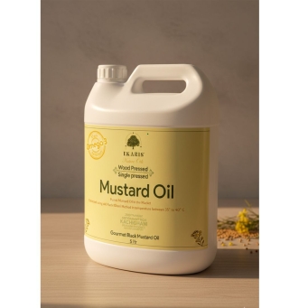 Wood pressed black mustard oil 5000 ml