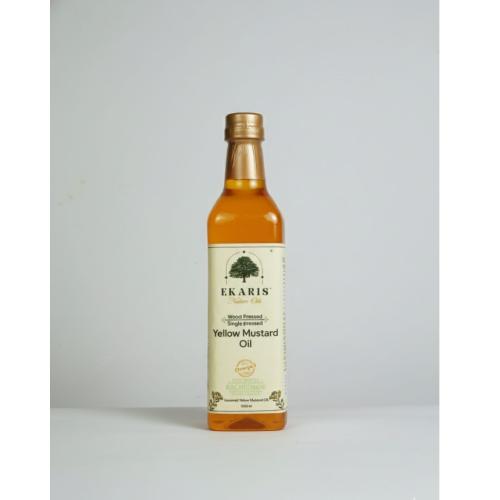 EKARIS Wood Pressed Yellow Mustard Oil