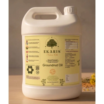 EKARIS wood pressed groundnut oil 5000 ml