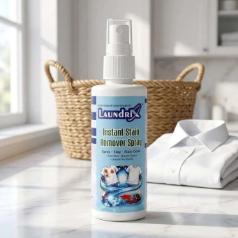 Laundrix Stain Remover Spray for removing tough fabric stains