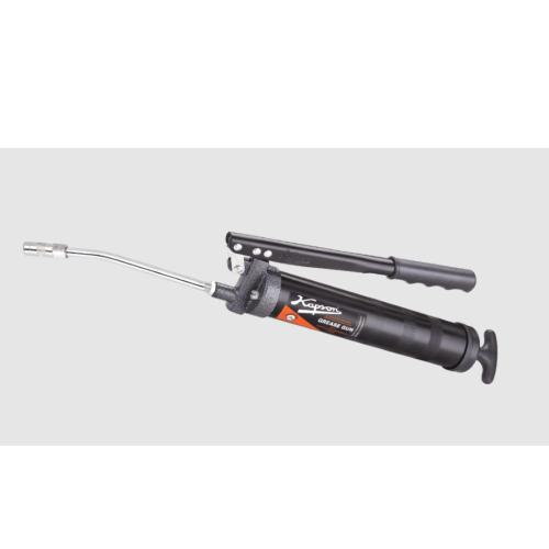 Kapson Lever Type Grease Gun, Red & Silver, 300 cc, Heavy-Duty Steel High-Pressure Grease Gun