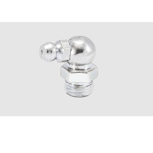 Kapson Grease Fitting, Silver, M6 × 1.0, Zinc-Plated Hardened Steel Hydraulic Grease Nipple K-328