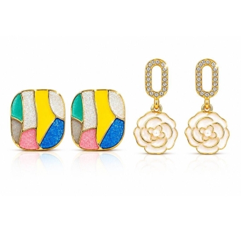 AMAILLE Aurora Duo earrings set for women