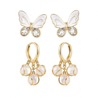 AMAILLE Celestia Duo earrings set for women