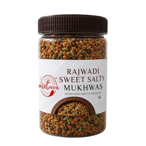 Mintrova Flavours Rajwadi Sweet Salty Mukhwas, Refreshing Mouth Freshener