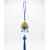Metal Peacock Evil Eye Hanging with Bell &amp; Tassel