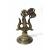 Lord Shiva Trishul Damru Om Brass Finish Showpiece