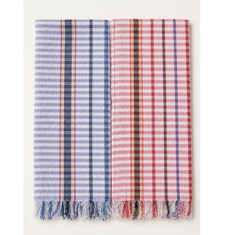 100% pure cotton checkered gamcha towel pack of