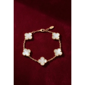 Stainless steel gold-plated bracelet by SOLMARE VENTURES