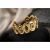 Gold-Plated Stainless Steel Cuff Bracelet for Women &amp; Girls