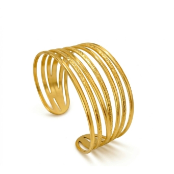 SOLMARE AyalCo stainless steel cuff bracelet