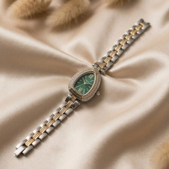 White Crystal Bracelet Watch for Women