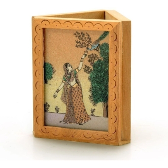 Multicolor decorative wooden showpiece for home decor