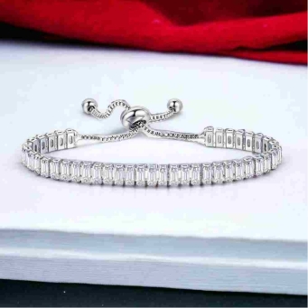 Silver bracelet for girls and women
