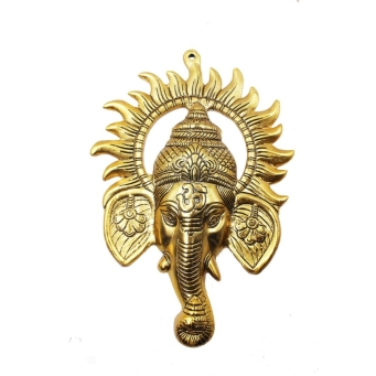 Ganesh wall hanging- Golden