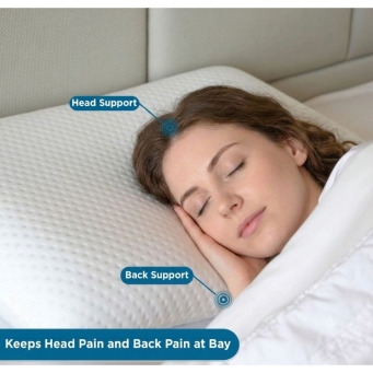 Sleeping pillow-white
