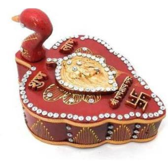 Peacock shape kumkum box