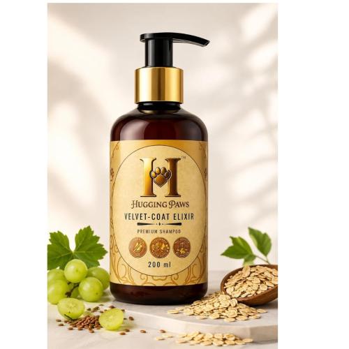 Hugging Paws Pet Shampoo For Dogs & Cats | Deep Conditioning | pH Balanced | 200ml