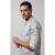 Men's Light White Pattern Shirt - Full Sleeve Smart Casual Wear