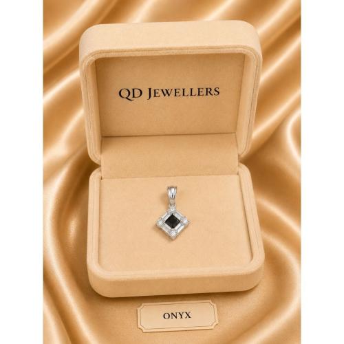 Crystal Square Stone Fashion Pendant 