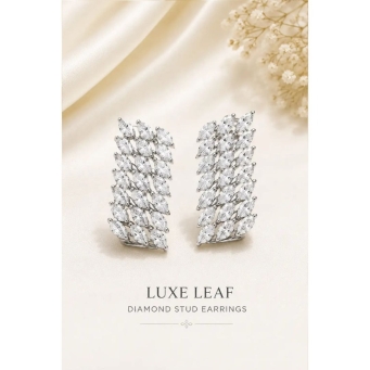 Stud earrings - Crystal Statement 