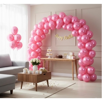 Pink balloons for party decoration