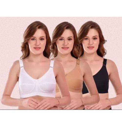 Women’s Full-Coverage Daily Wear Bra – Pack of 3
