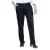 Men&rsquo;s Relaxed Fit Solid Cotton Trousers with Stretch Lycra Blend