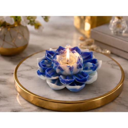 Lotus Flower Decorative Handcrafted Wax Candle