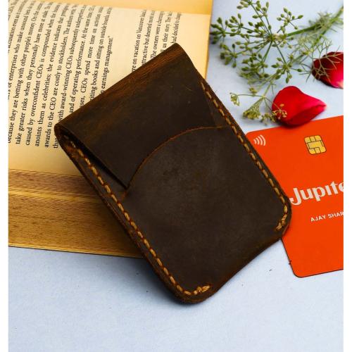 Leather Slim Multiple Card Holder Mini Wallet for Men