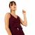 Women's Sleeveless V-Neck Slim-Fit Button-Front Tank Top