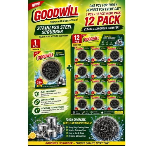 Stainless Steel Scrubber 