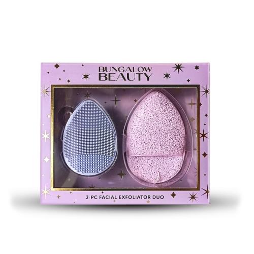 Textured Facial Exfoliating Sponge for Deep Cleansing Pack of 2