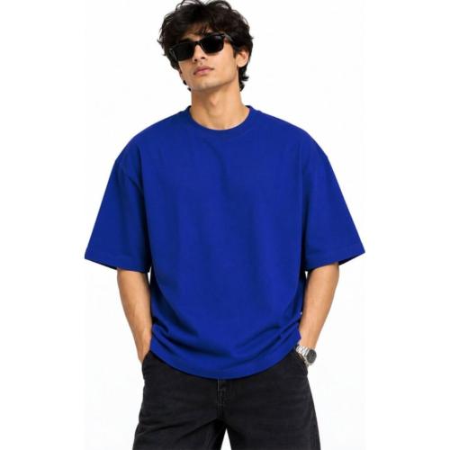 Men's Cotton Round Neck Oversized T-Shirt