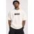 Men Off White Typography Print Oversized Cotton T-Shirt