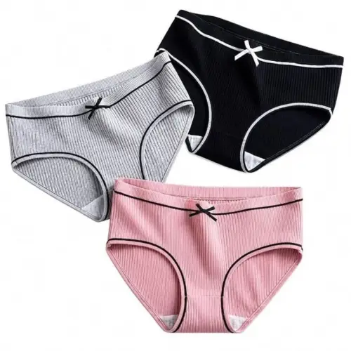 Bow Panty Women’s High-Waist Cotton