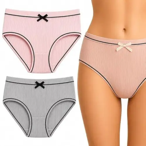 Bow Panty Women’s High-Waist Cotton