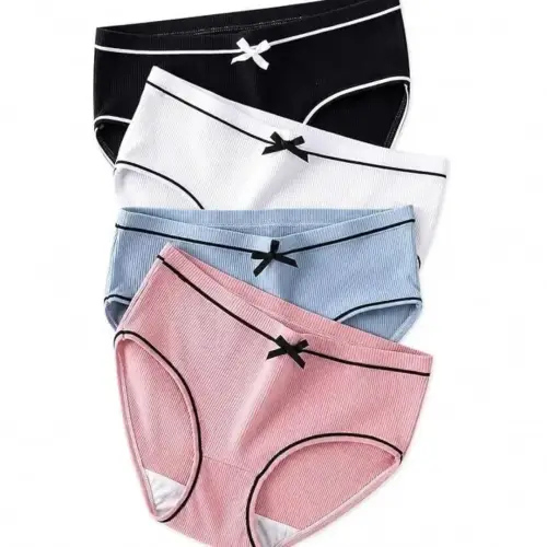 Bow Panty Women’s High-Waist Cotton